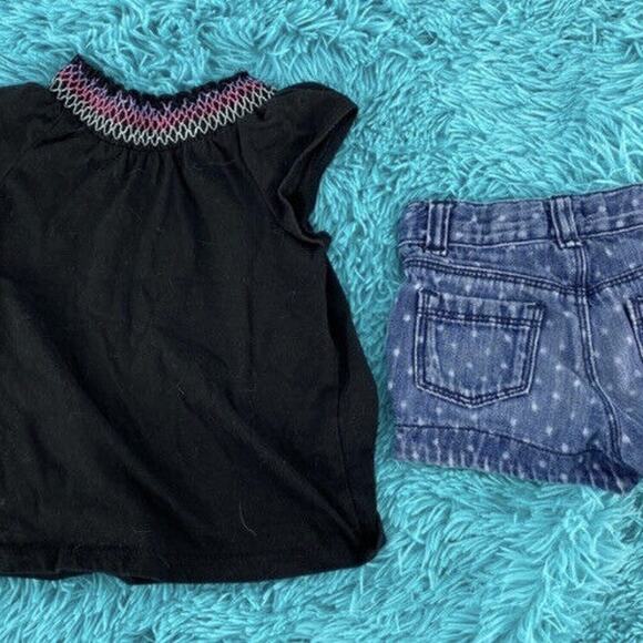 Bundle old navy shorts, L/S bow & cap sleeve tops Garanimals. Girls Size 3T - Picture 6 of 8